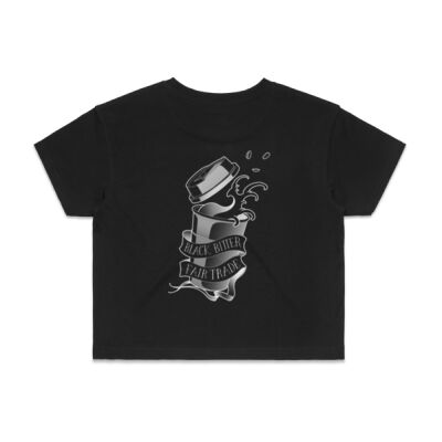 Black Bitter & Fair Trade Crop Tee Thumbnail